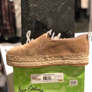 Sam Edelman Oatmeal Suede Espadrilles